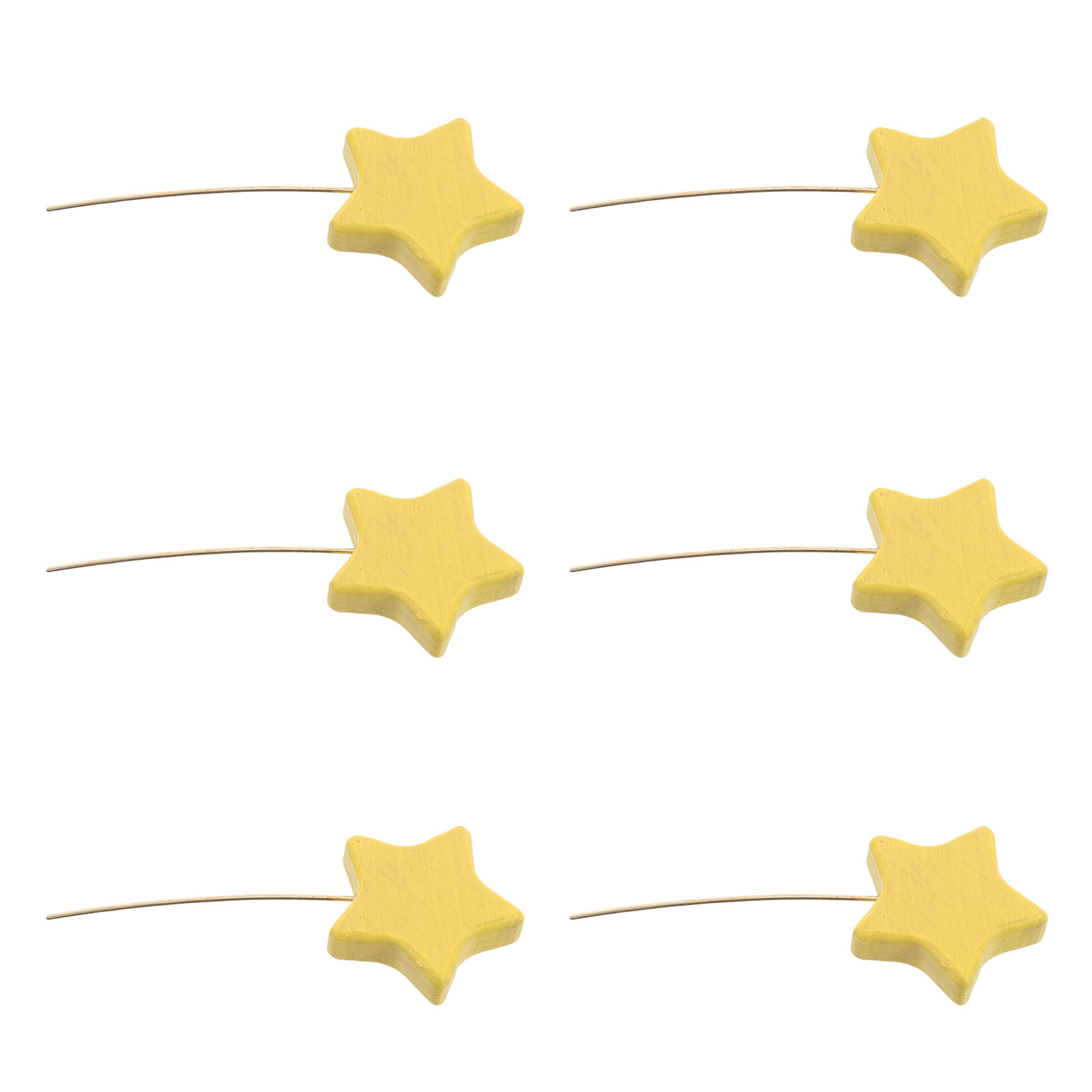 6Pcs Mini Wood Star Picks Five - Centerpiece Stick 评论和价格