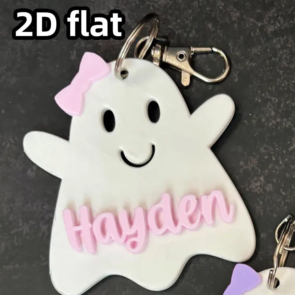 Personalized Ghost Keychain, G - Party Favor Bag 评论和价格