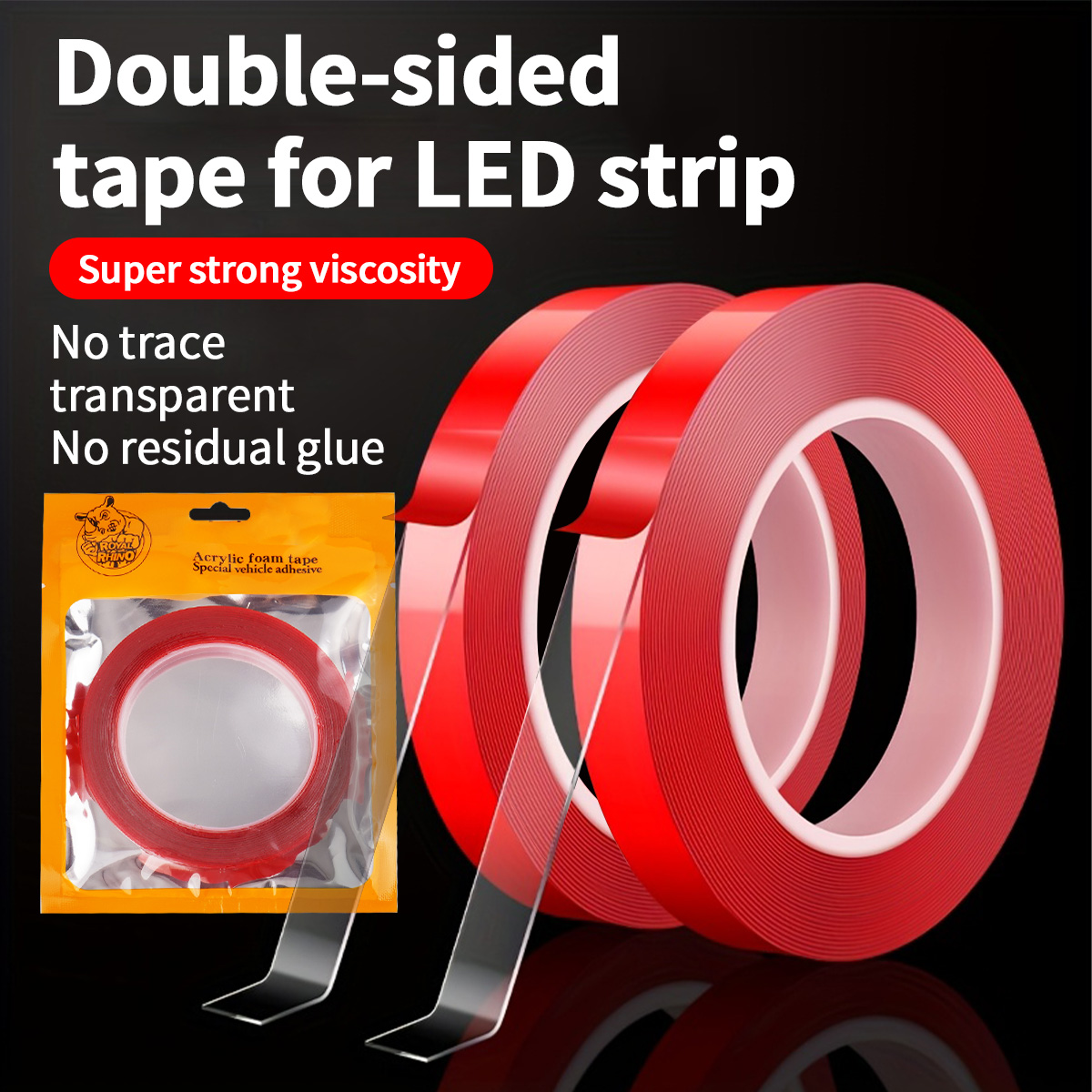 LED light strip adhesive strip - Led Balloon Light 评论和价格