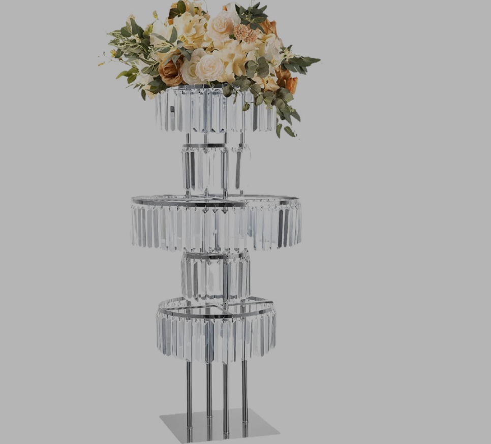 4 PCS Flower Rack Crystal Road - Party Event Supply Store 评论和价格