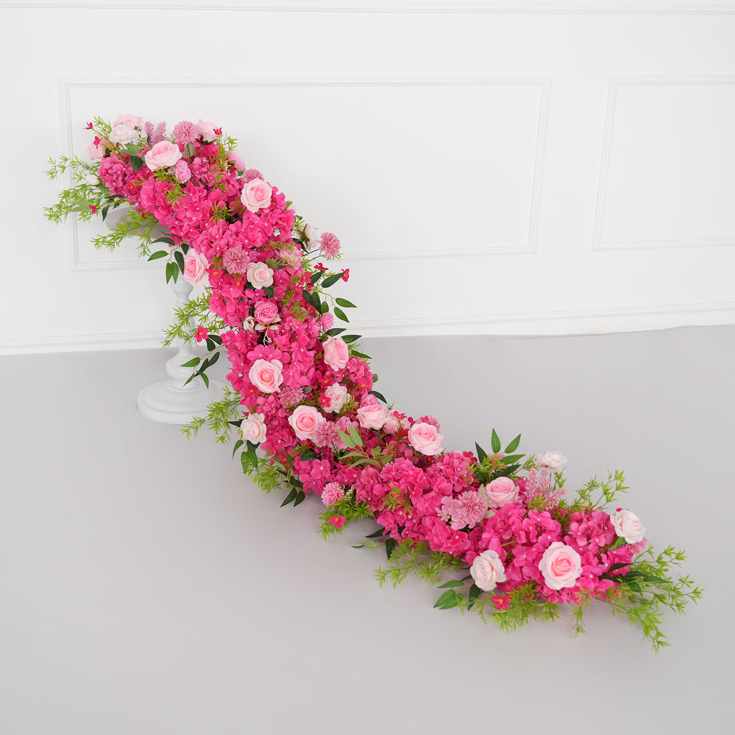 Uflower 1m/2m Pink Rose Hydran - Flower Wall Panel 评论和价格