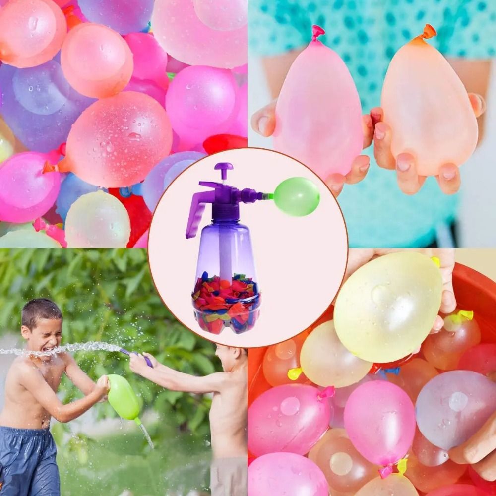 New Portable Air Water Bomb Ba - Balloon Pump Hand 评论和价格
