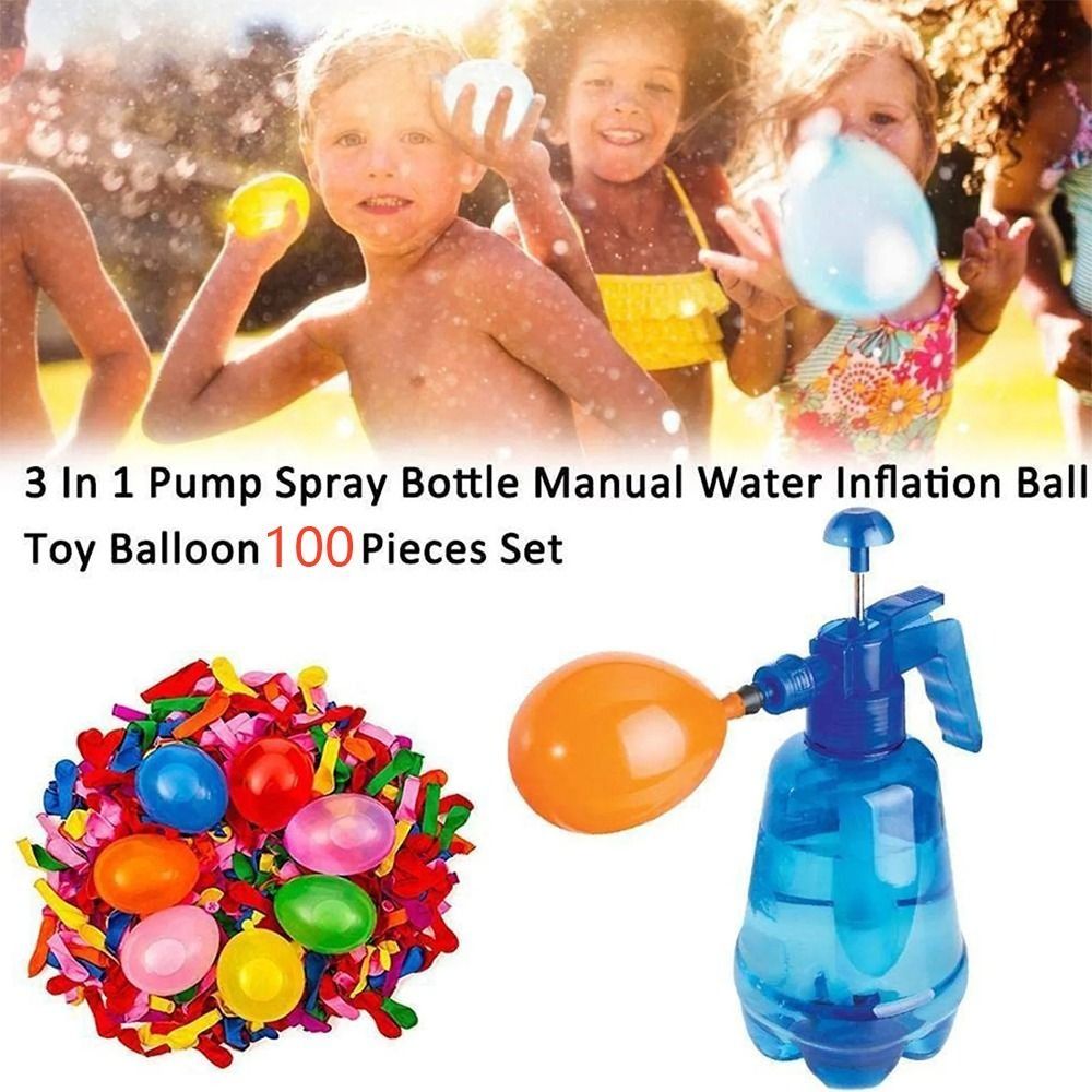 New Portable Air Water Bomb Ba - Balloon Pump Hand 评论和价格