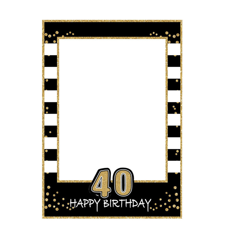 1 16 18 21 30 35 40 50 60 Birt - Photo Booth Frame 评论和价格