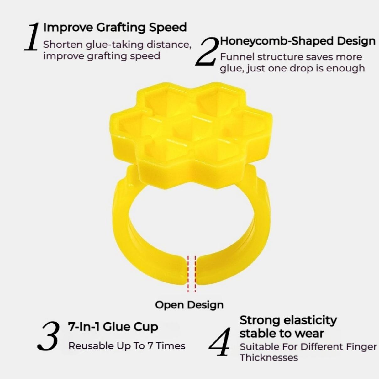 50PCS Holder Ring Cups for Eye - Plastic Cup 50Pcs 评论和价格