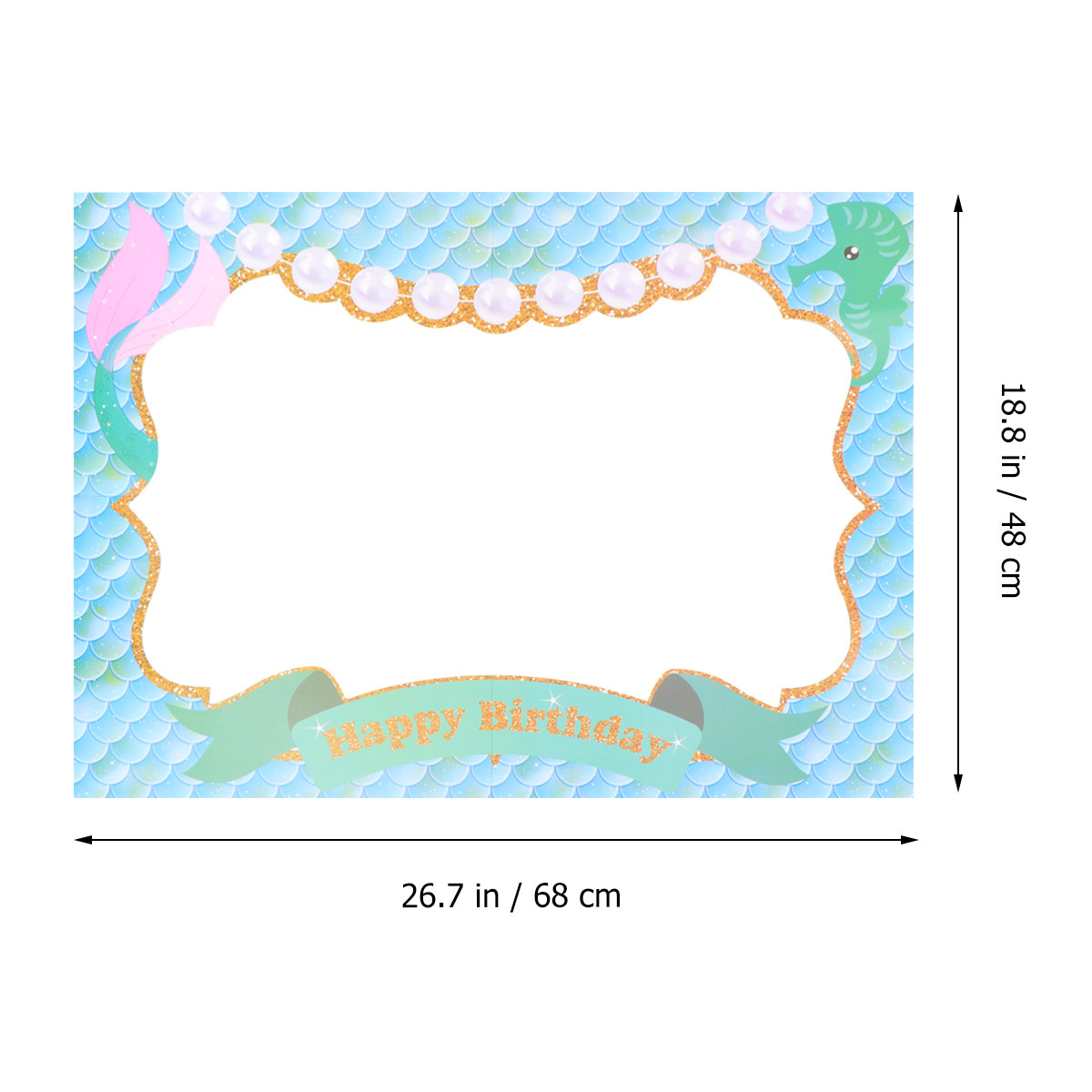 Photo Props Paper Frame Birthd - Photo Booth Frame 评论和价格