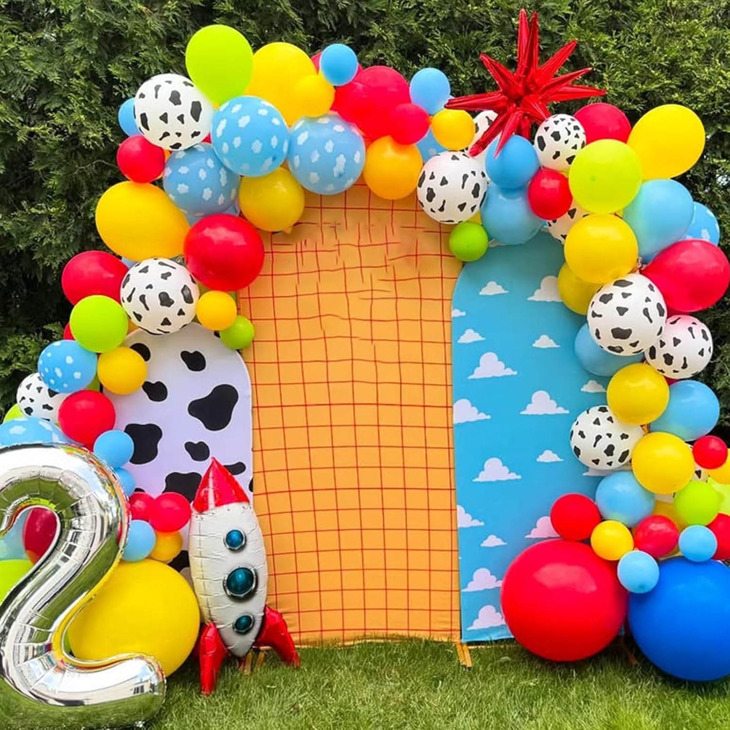 BOY Story 5 Birthday Balloon A - Balloon Arch Kit 评论和价格