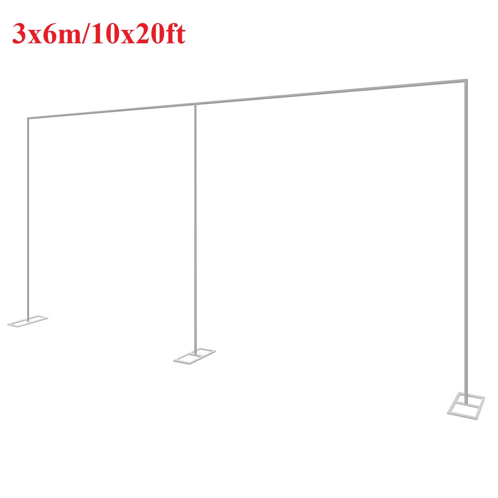 3x6m/10x20ft Metal Wedding Arc - Balloon Arch Kit 评论和价格