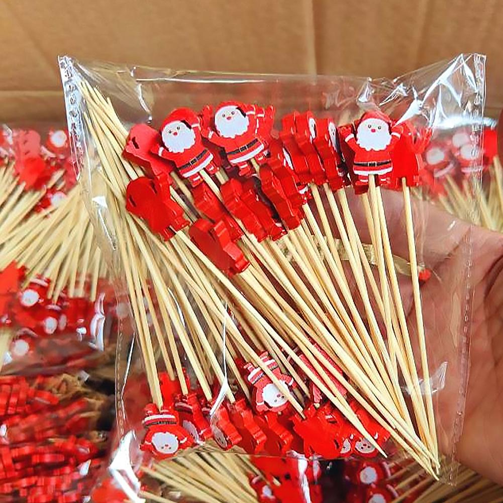 50Pcs Christmas Cocktail Picks - Centerpiece Stick 评论和价格