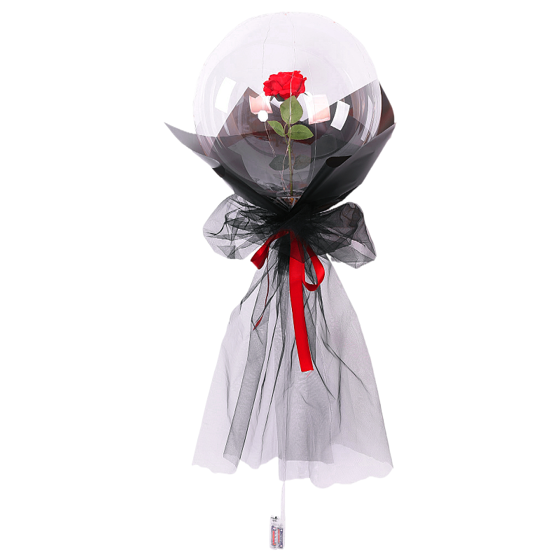 LED Luminous Balloon Rose Bouq - Led Balloon Light 评论和价格