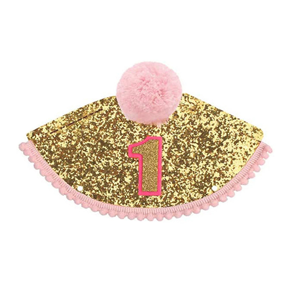 1St Birthday Hat Pink Cone Sty - Party Hat Cone 评论和价格
