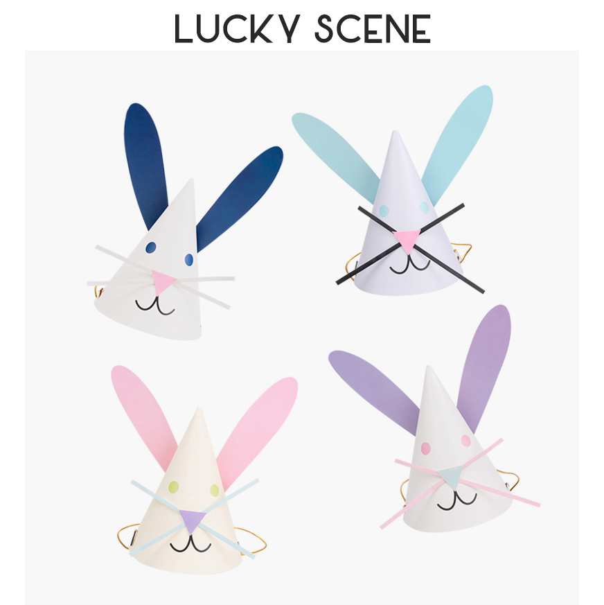 Bunny Ears Birthday Hat Cute B - Party Hat Cone 评论和价格