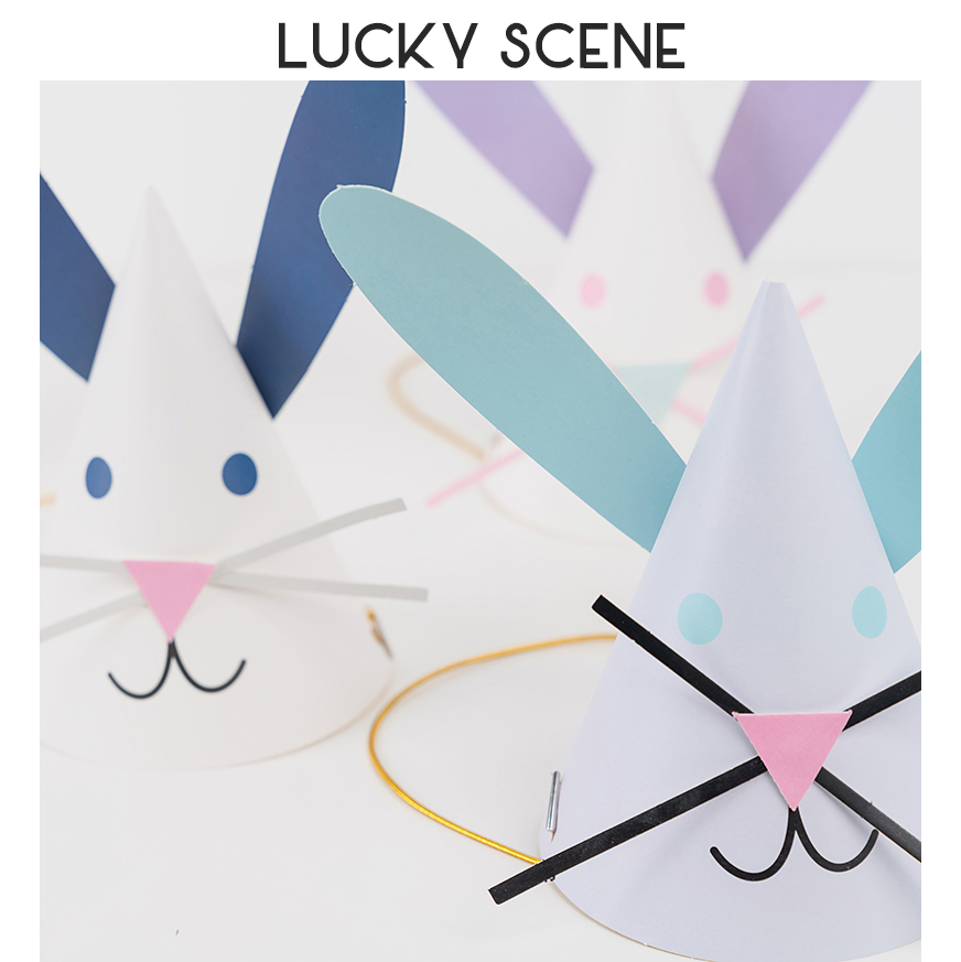 Bunny Ears Birthday Hat Cute B - Party Hat Cone 评论和价格