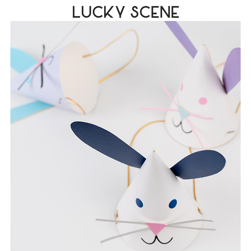 Bunny Ears Birthday Hat Cute B - Party Hat Cone 评论和价格
