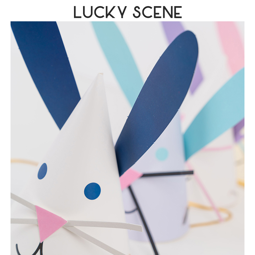 Bunny Ears Birthday Hat Cute B - Party Hat Cone 评论和价格