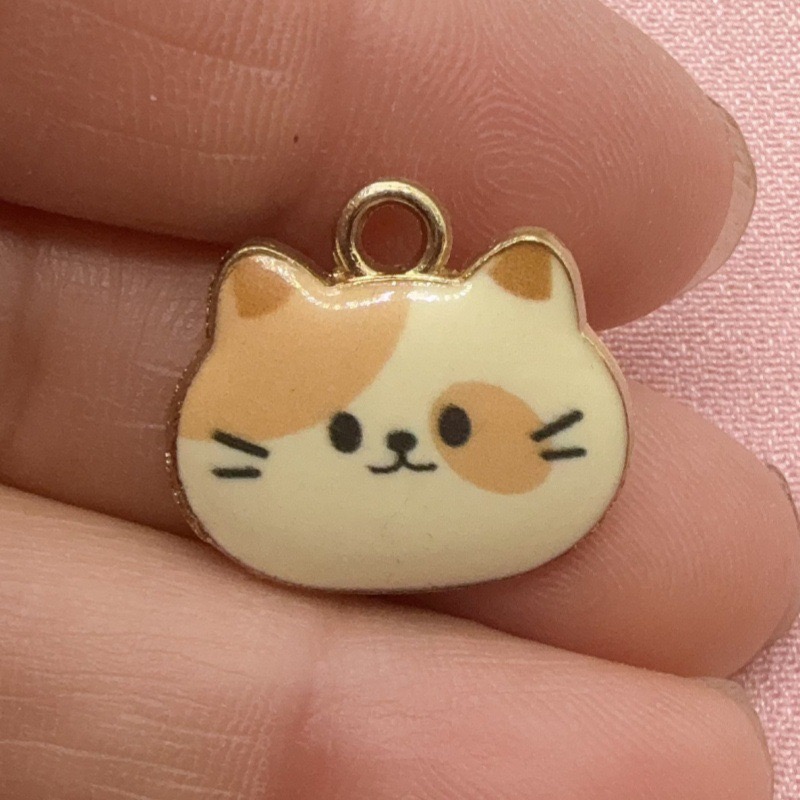 12pcs Printed Cat Head Alloy D - Event Party 评论和价格