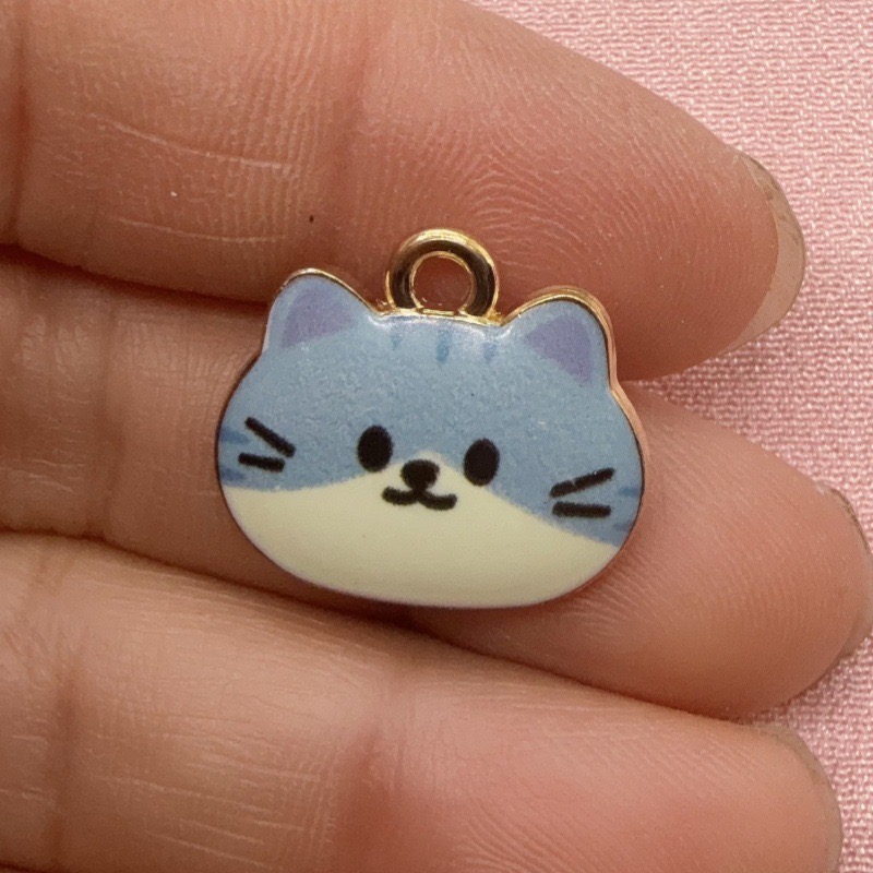 12pcs Printed Cat Head Alloy D - Event Party 评论和价格