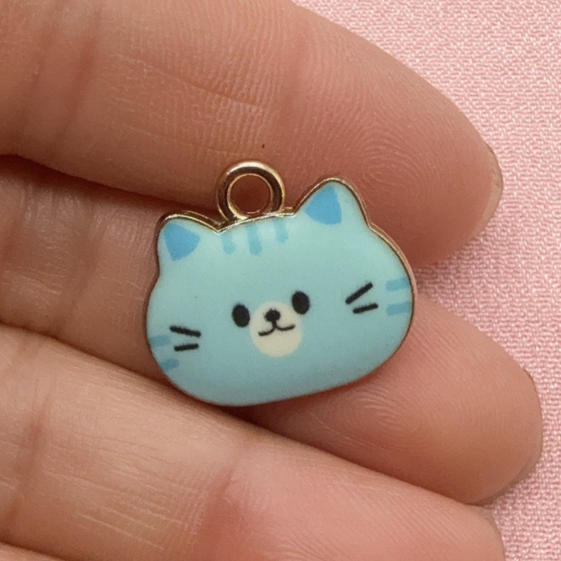 12pcs Printed Cat Head Alloy D - Event Party 评论和价格