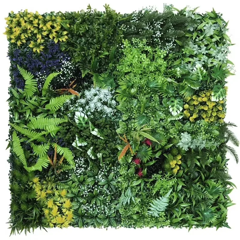50x50cm 3d Artificial Plant Pa - Flower Wall Panel 评论和价格