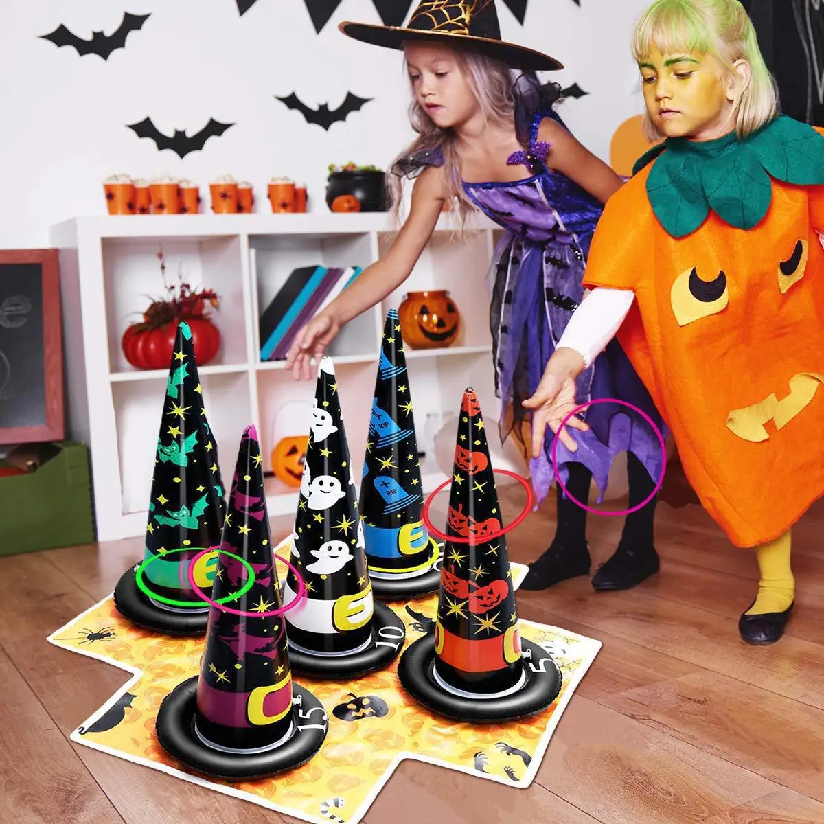 1-10Sets Halloween Inflatable  - Party Hat Cone 评论和价格